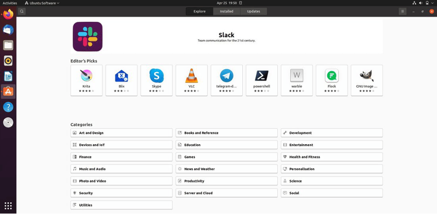 Install via GUI